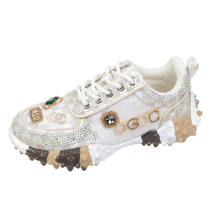 Luxury Designer Rhinestone Women&