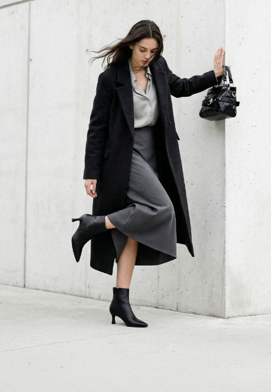Migelo Faux Leather Ankle Boots