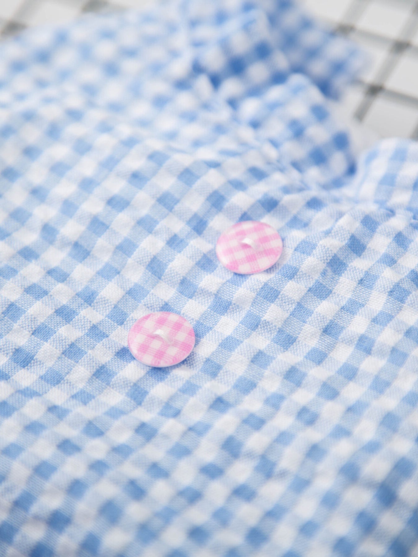 Gingham Ruffle Lace Pet Dress - Loving It Shop