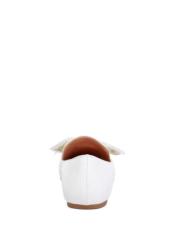 Waveney Bow Embellished Loafers - Loving It Shop