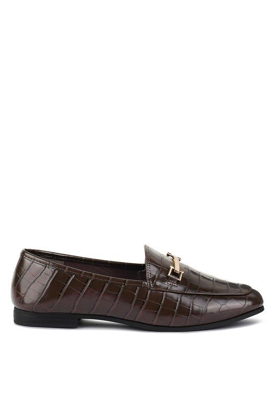 Deverell Street - Smart Horsebit Embellished Loafers - Loving It Shop