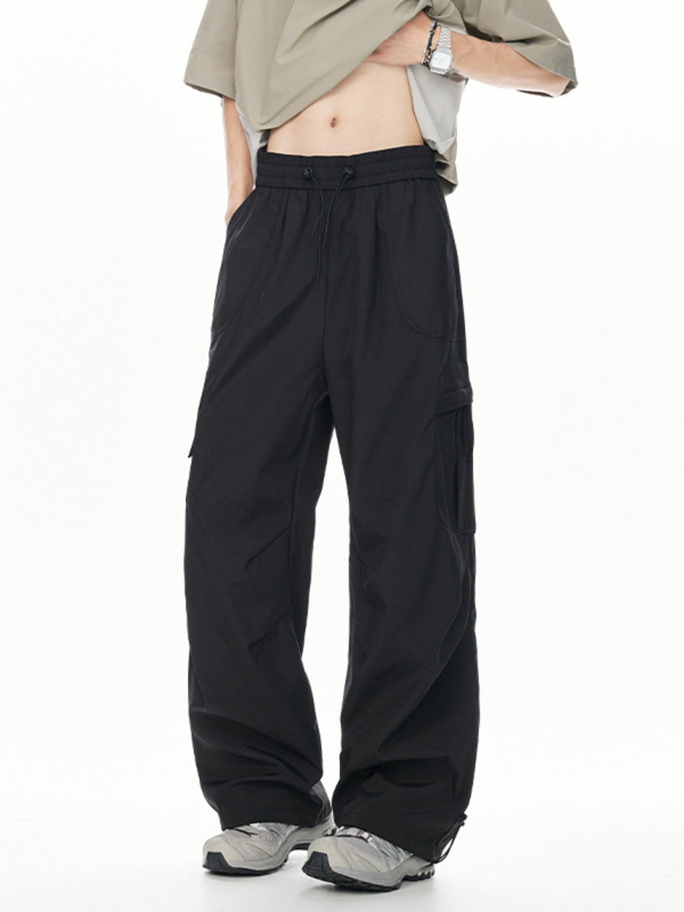 Men's Plus Size Loose Fit Cargo Pants
