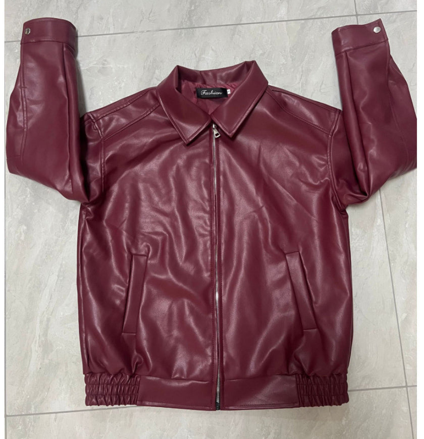 Leather Coat Women&