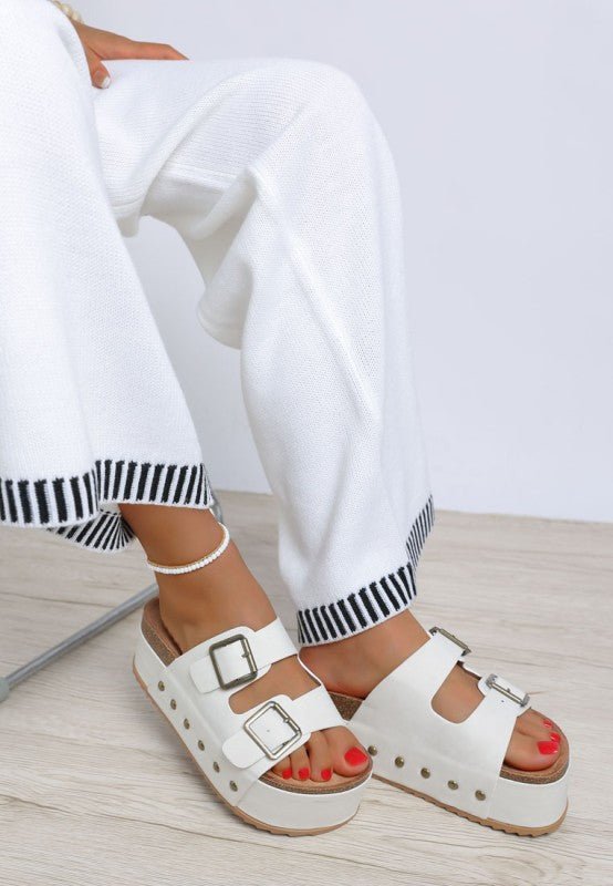 Impala Studded Faux Leather Slip Ons - Loving It Shop