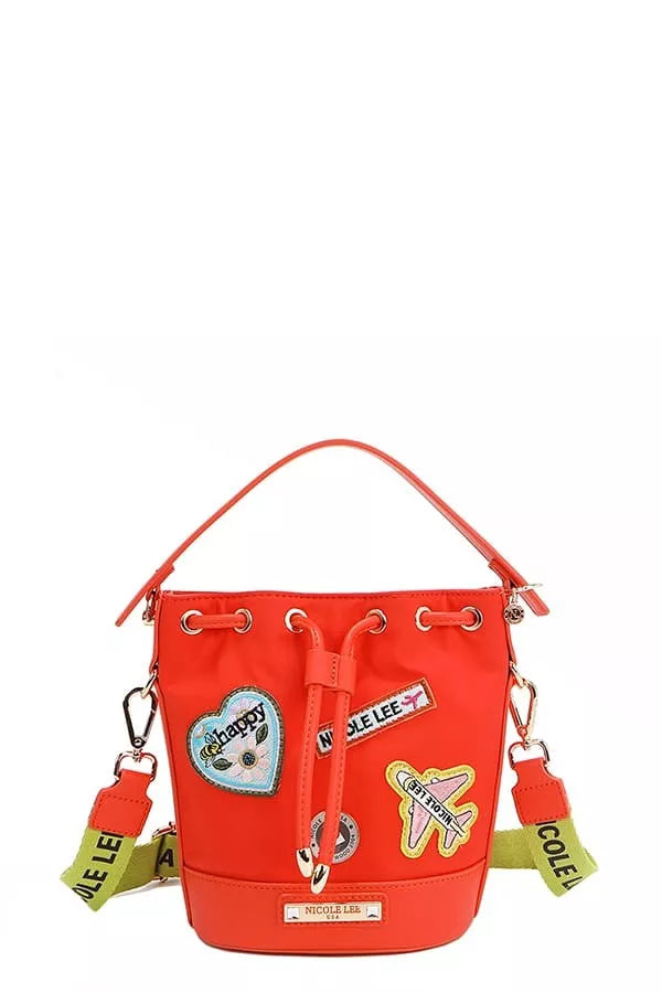 Color Patch Bucket Bag