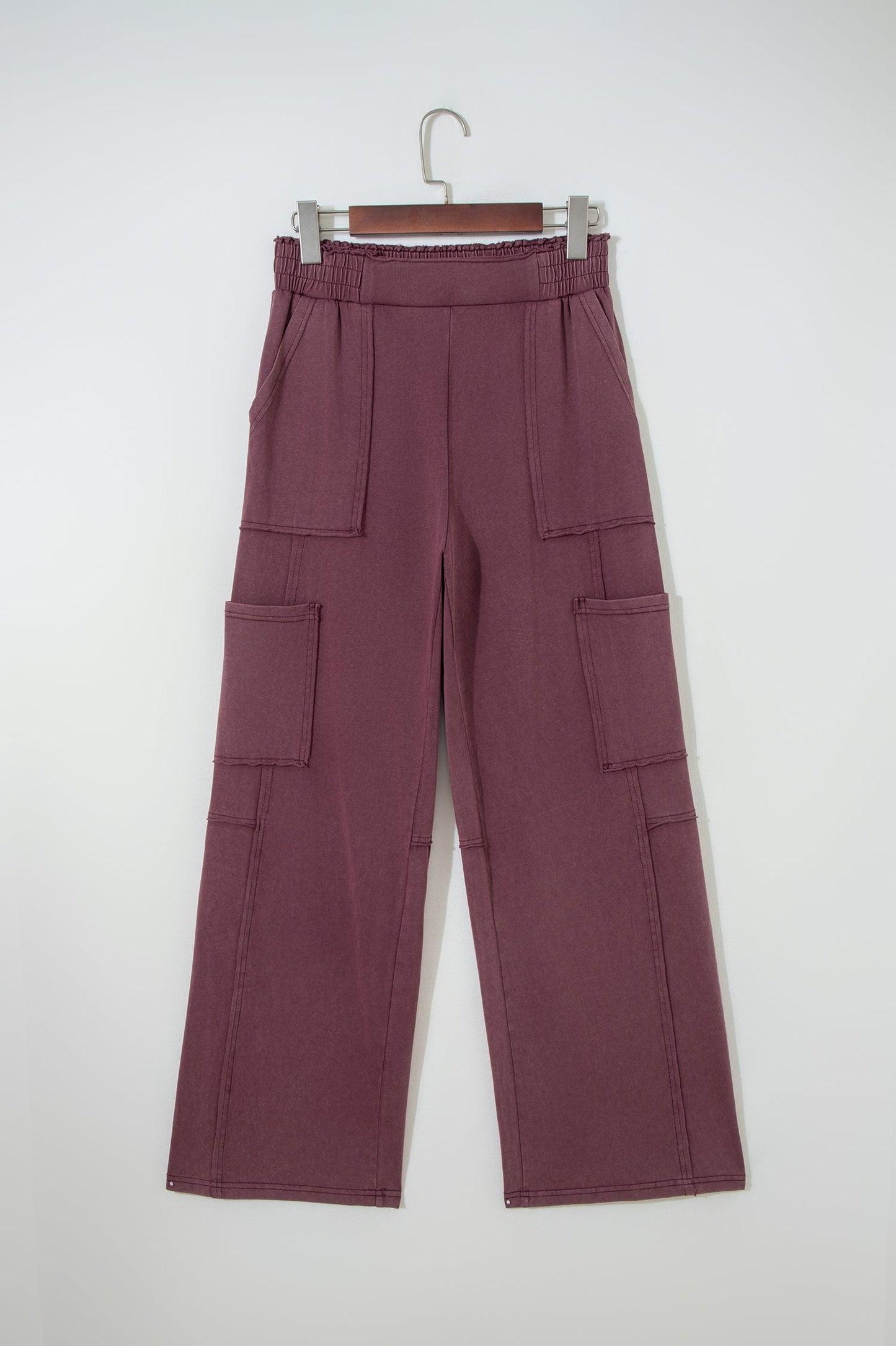 Mineral Red Mineral Wash Cargo Patched Pocket Utility Sweatpants