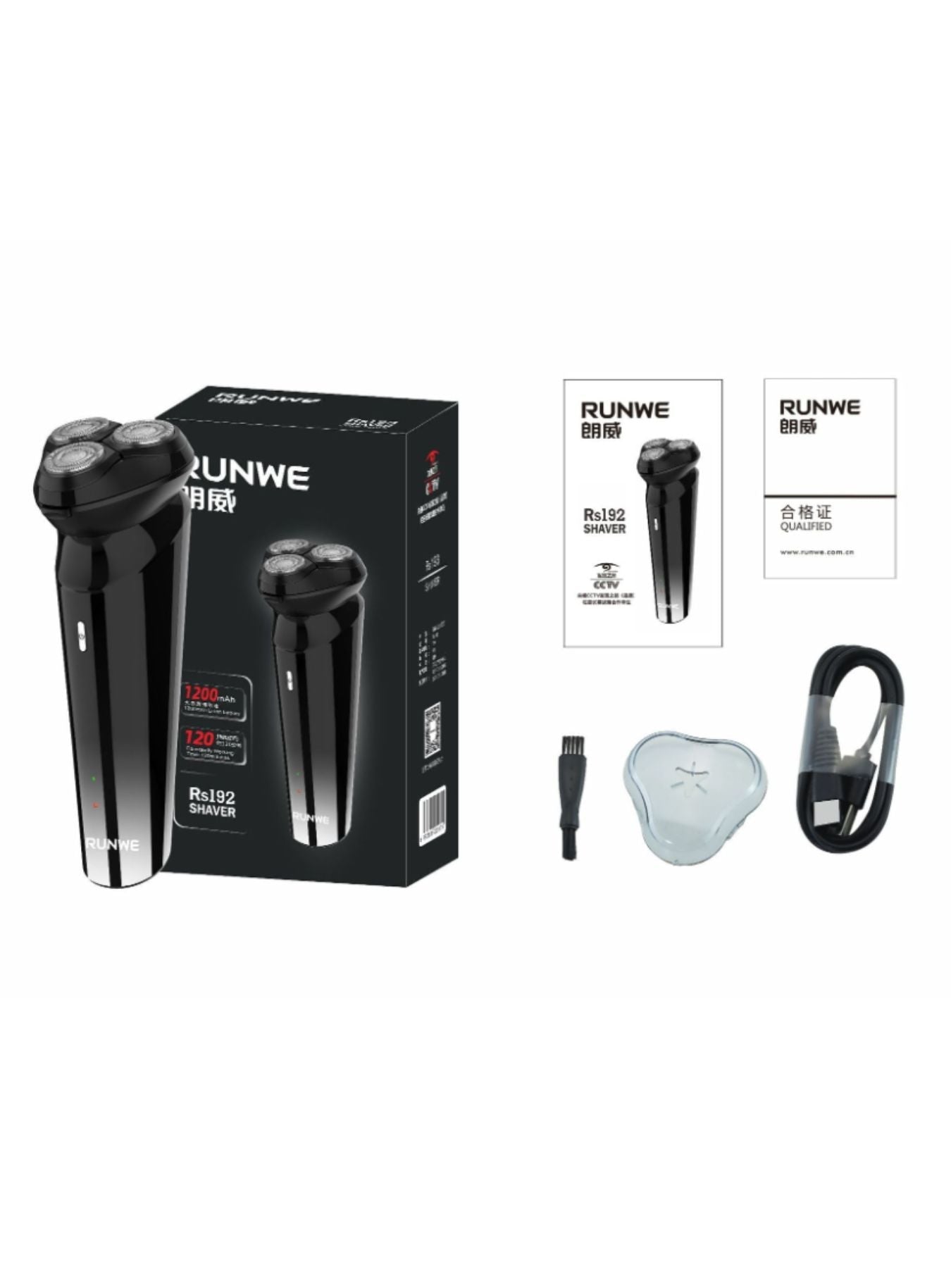 3 - Head Rotary Electric Shaver - Loving It Shop