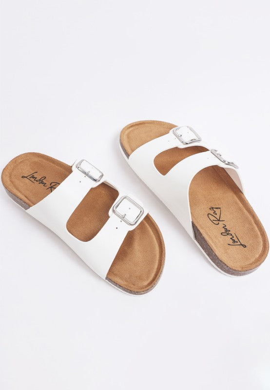 Gloriosa The Double Strap Slide Sandals