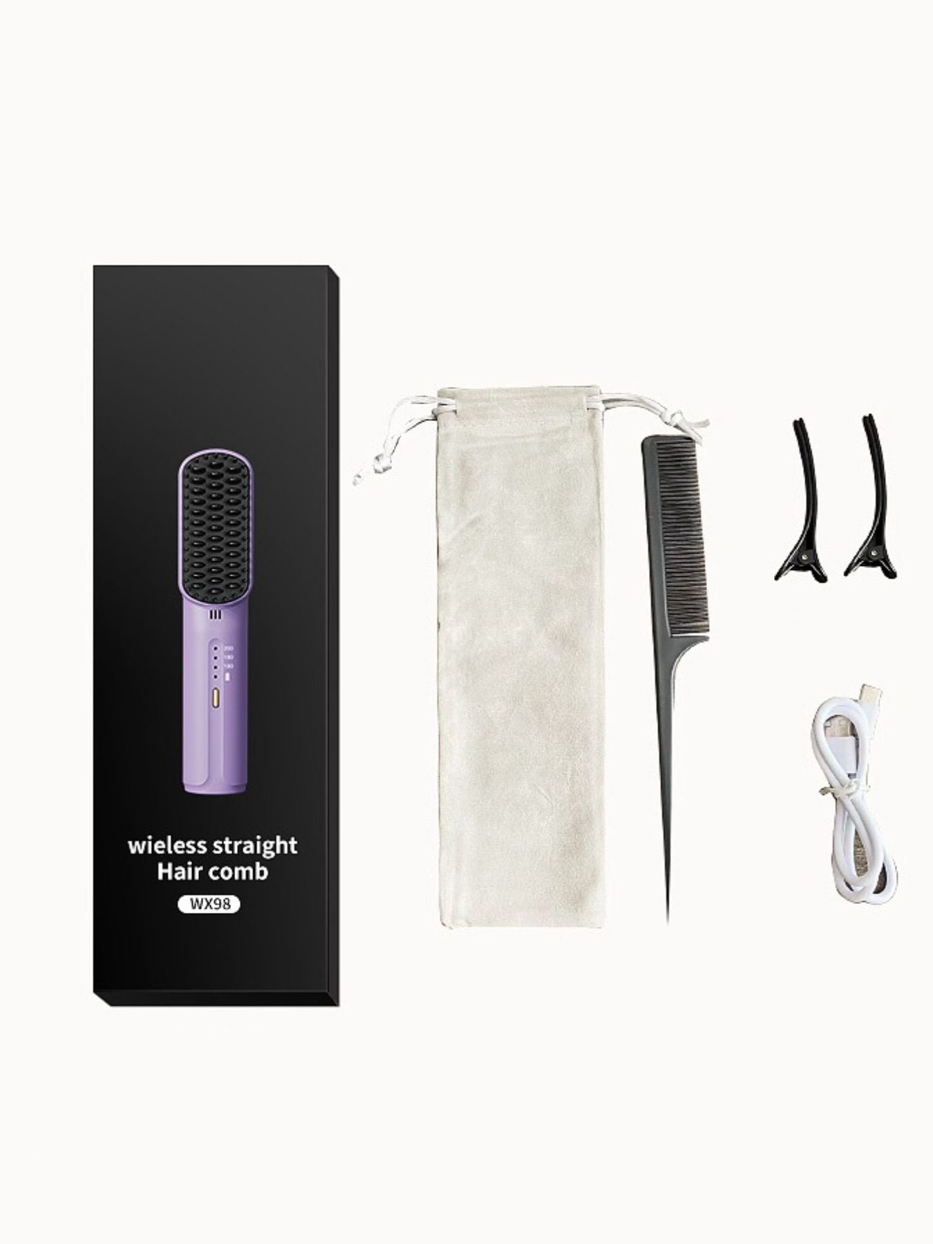 Portable Heated Straightening Comb - Loving It Shop