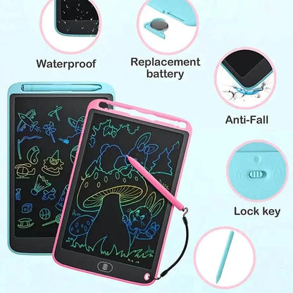 Digital LCD Writing Tablet with Stylus Pen – Reusable Wipeable Dry-Erase Doodle &amp; Drawing Board