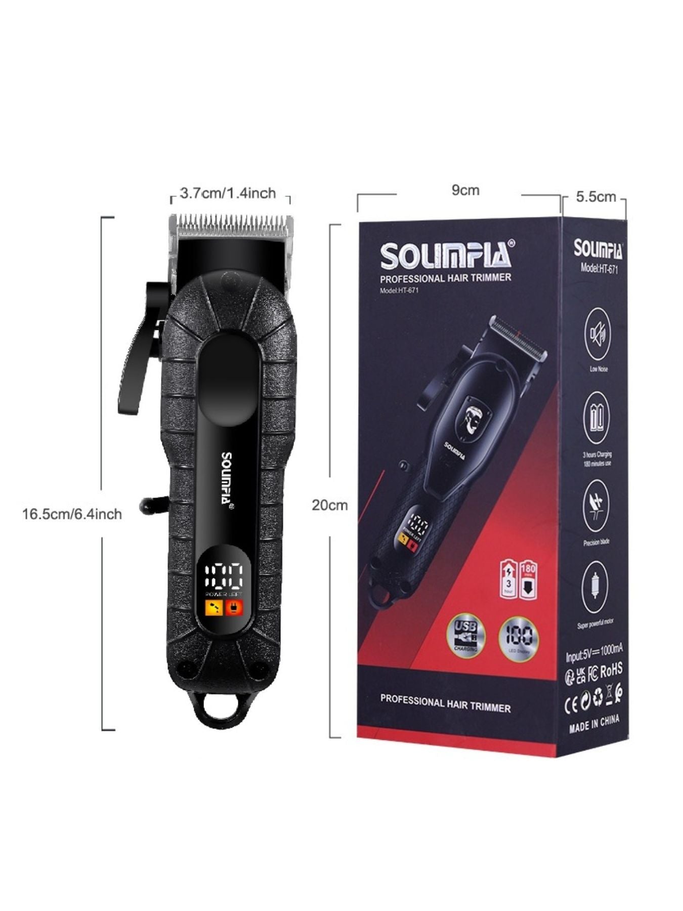 Cordless Hair Clipper with LED Display - Loving It Shop