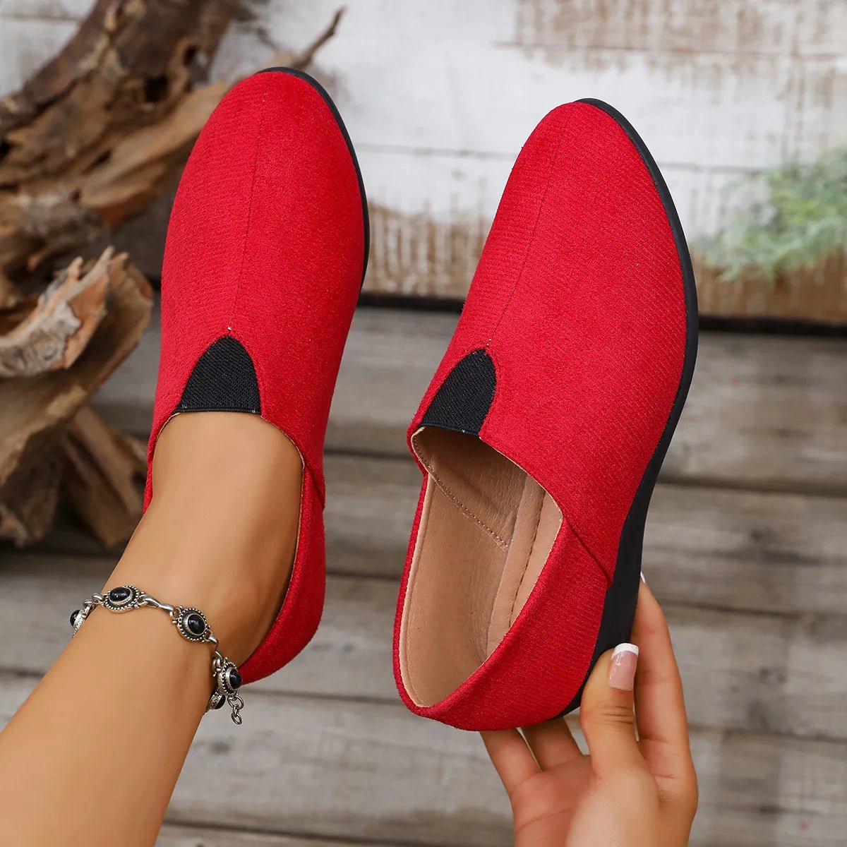 Breathable Mesh Slip - On Loafers - Loving It Shop