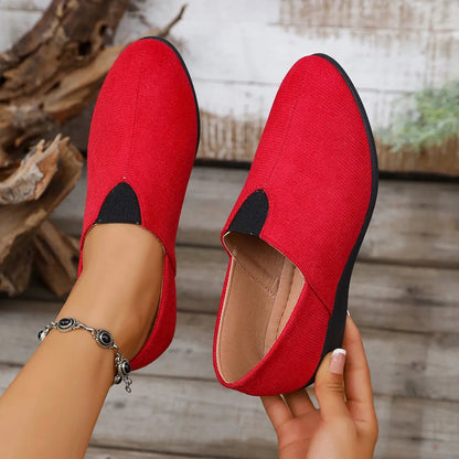 Breathable Mesh Slip - On Loafers - Loving It Shop