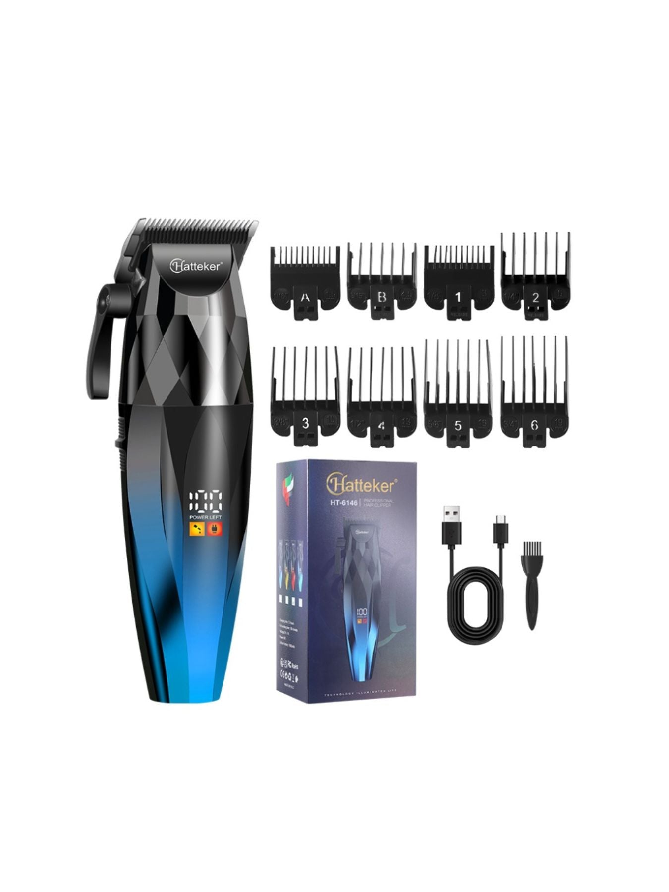 Cordless Hair Clipper with LED Display - Loving It Shop