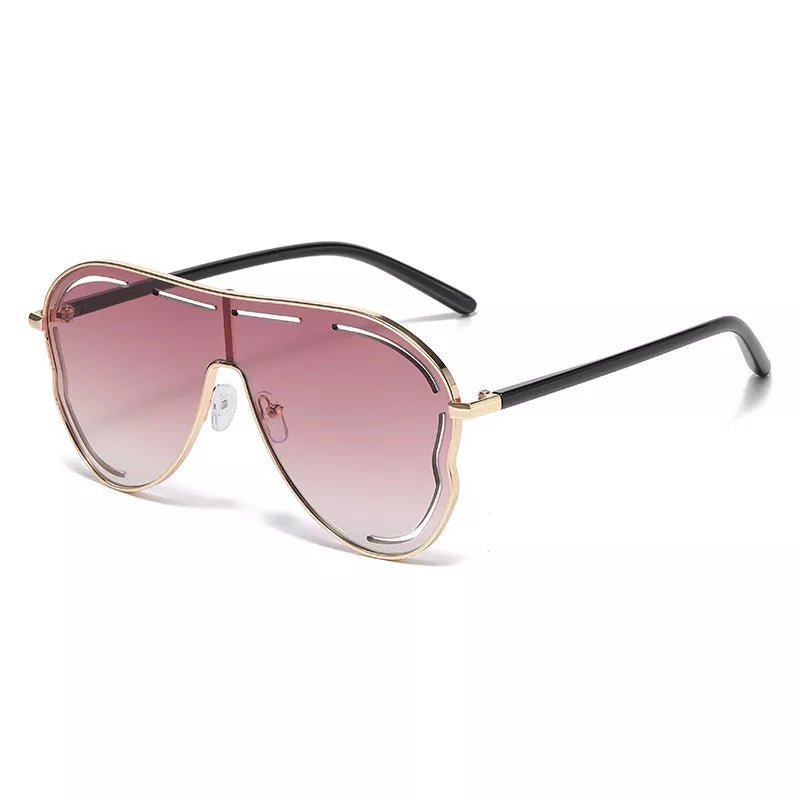 Oversized Aviator Gradient Sunglasses - Loving It Shop