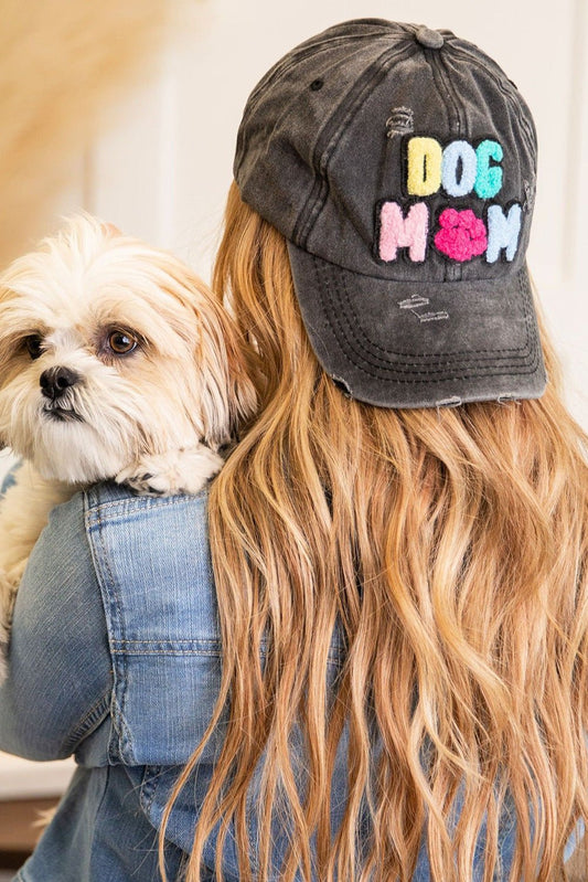 Black DOG MAMA Baseball Cap - Loving It Shop