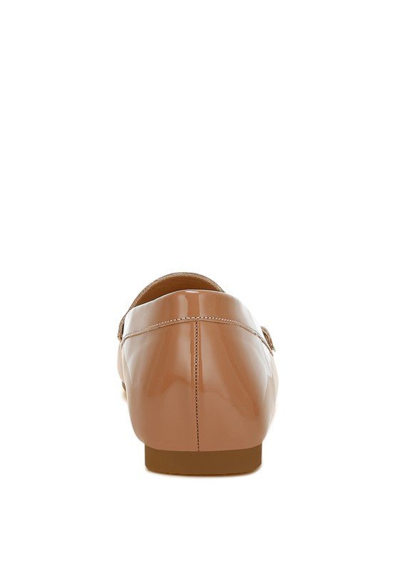 Dama Patent Pleather Loafers - Loving It Shop