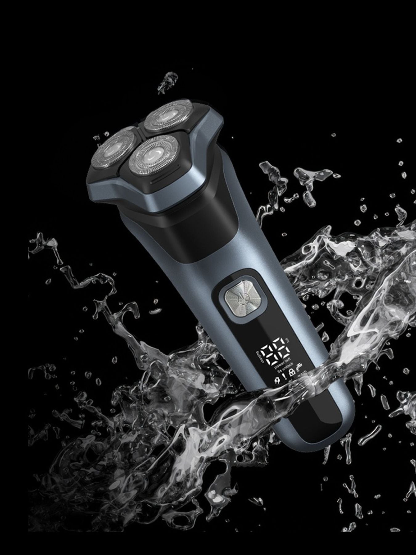 Rechargeable Rotary Electric Shaver with LED Display - Loving It Shop