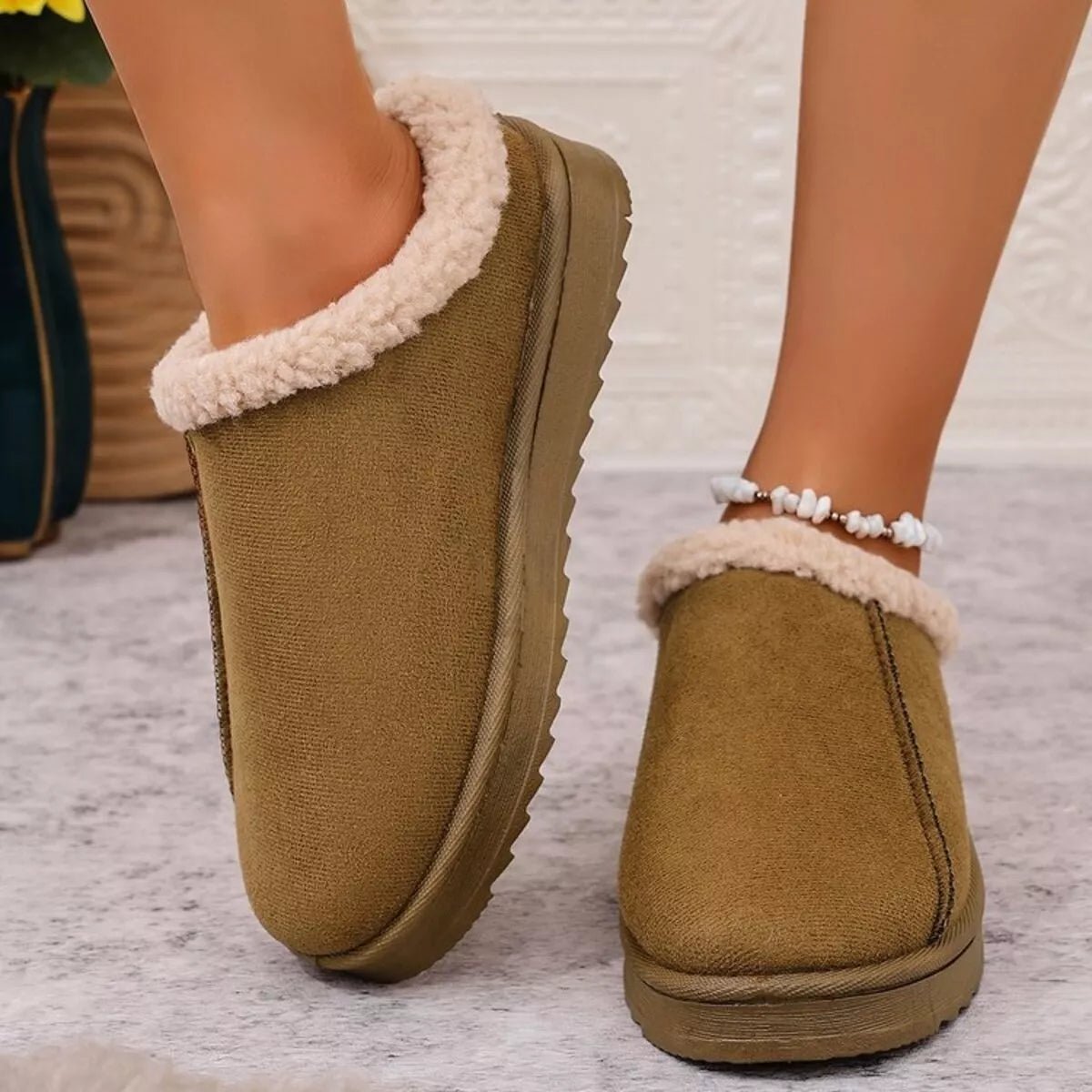 Cozy Plush Lined Clog Slippers - Loving It Shop