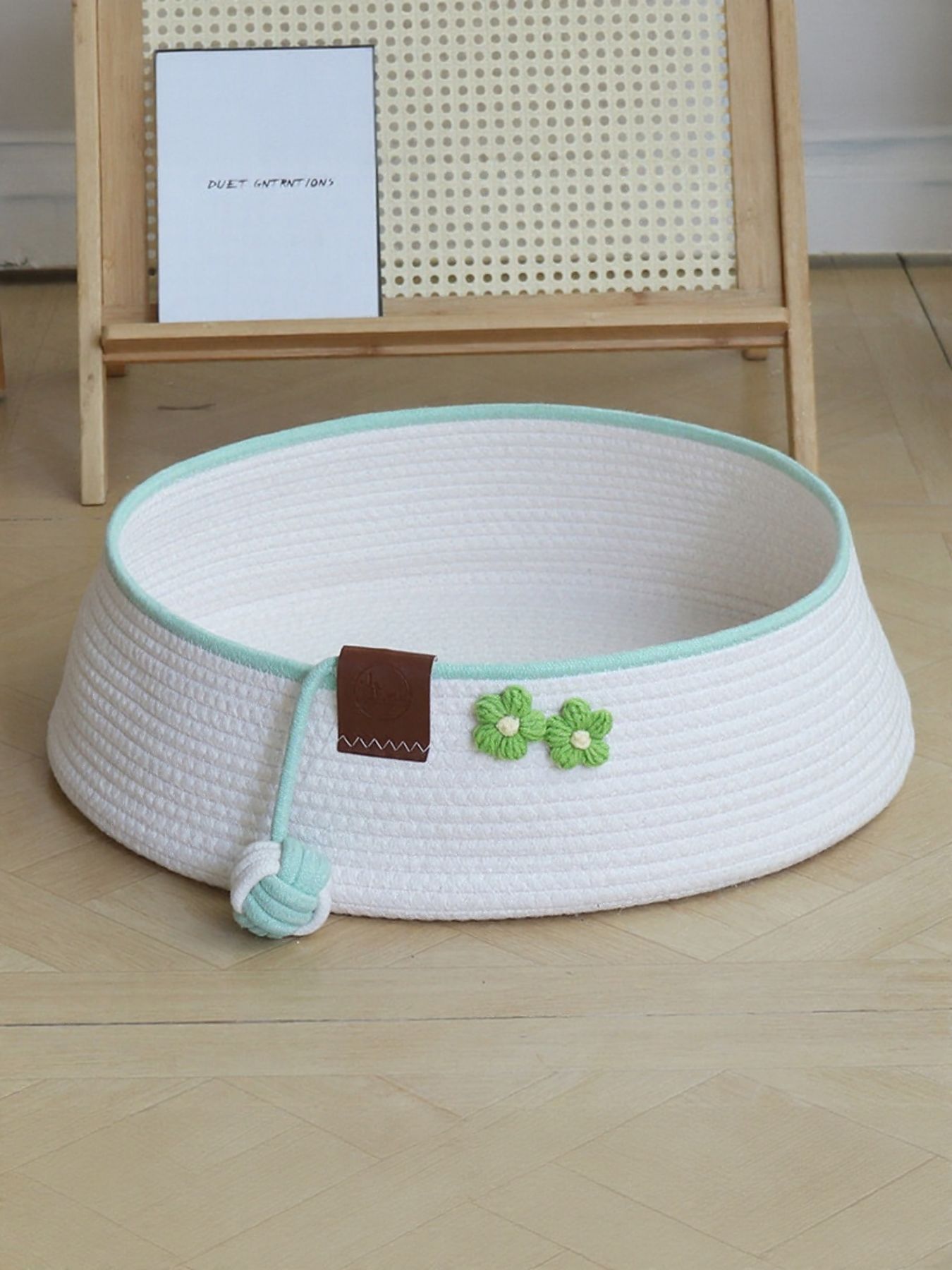 Woven Pet Nest with Toy Ball - Loving It Shop