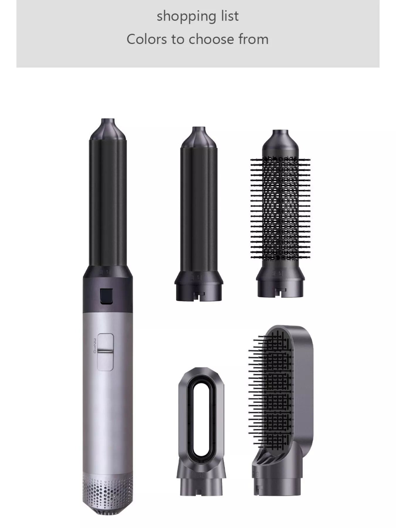 6 - in - 1 Interchangeable Head Curling Iron - Loving It Shop