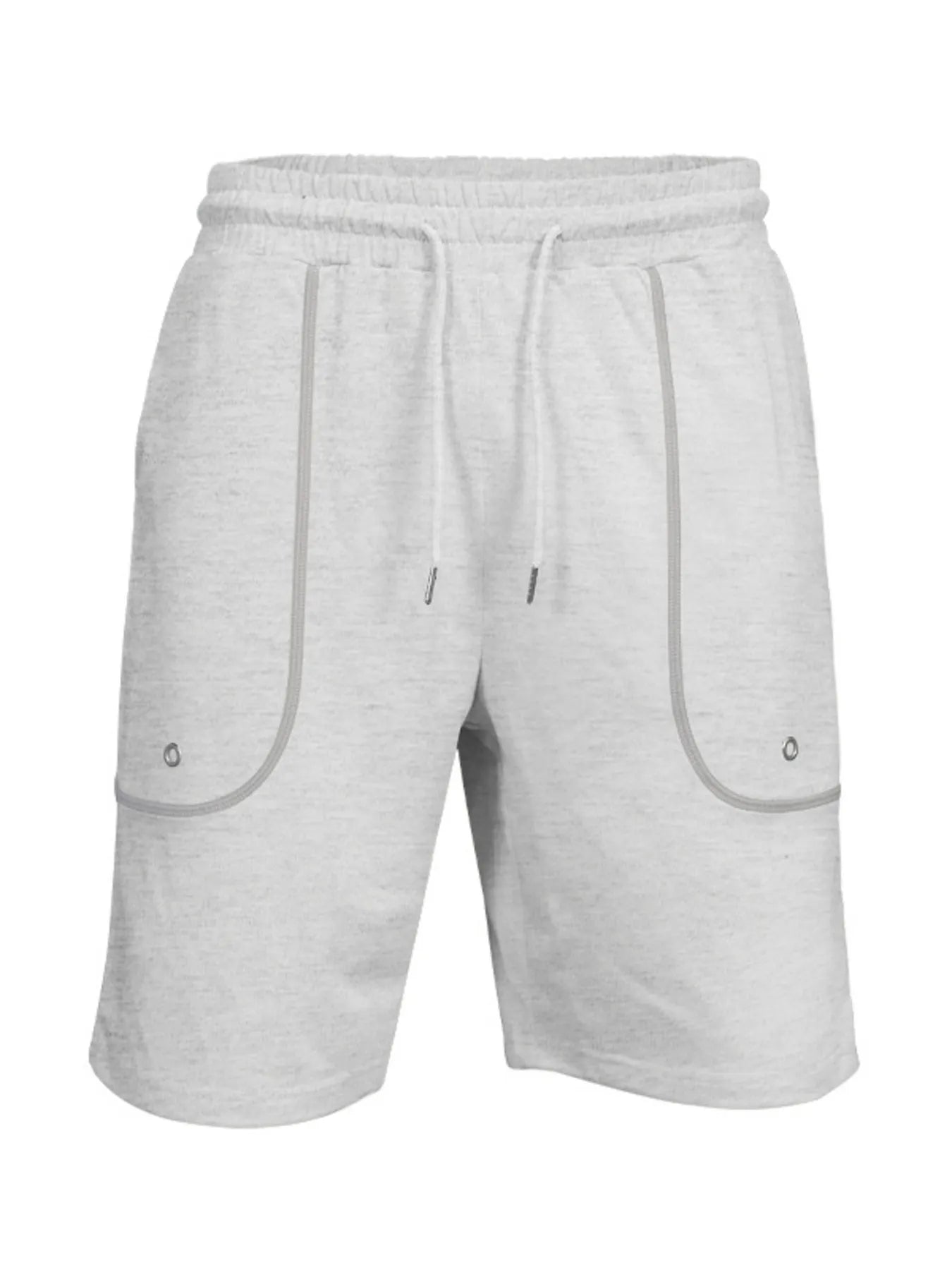 Men's Full Size Round Neck Short Sleeve T-Shirt and Shorts Set Plus Size