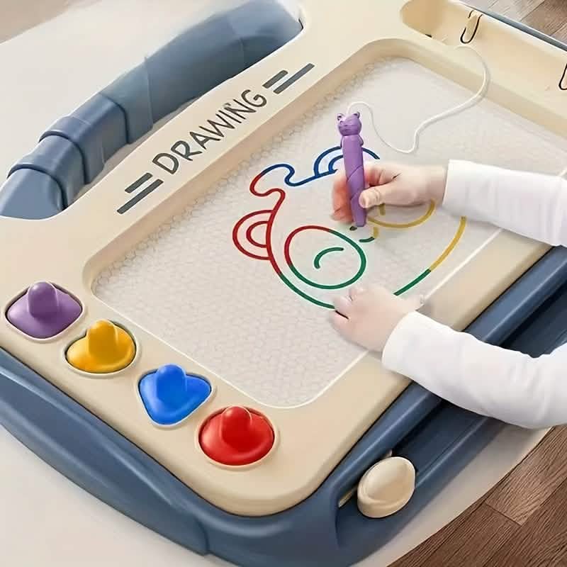 Magnetic 3-in-1 Drawing Board Toy, Draw, Write, Erase &amp; Repeat