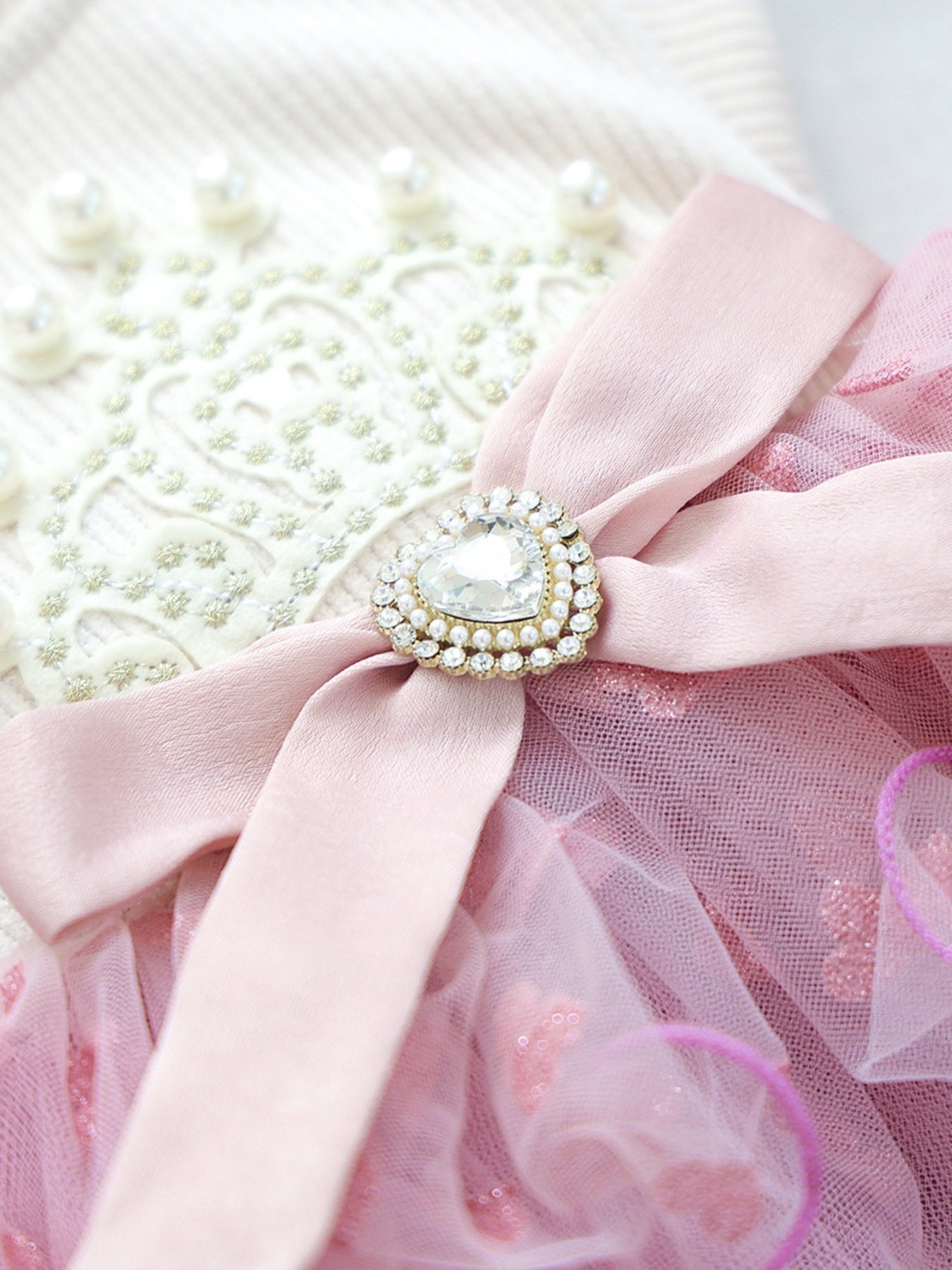 Pearl - Embellished Pet Dress - Loving It Shop