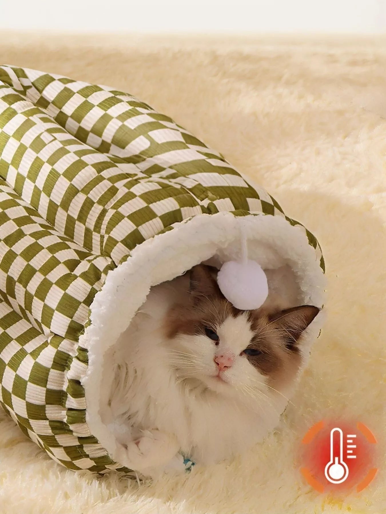 Cozy Plush Pet Tunnel Nest - Loving It Shop