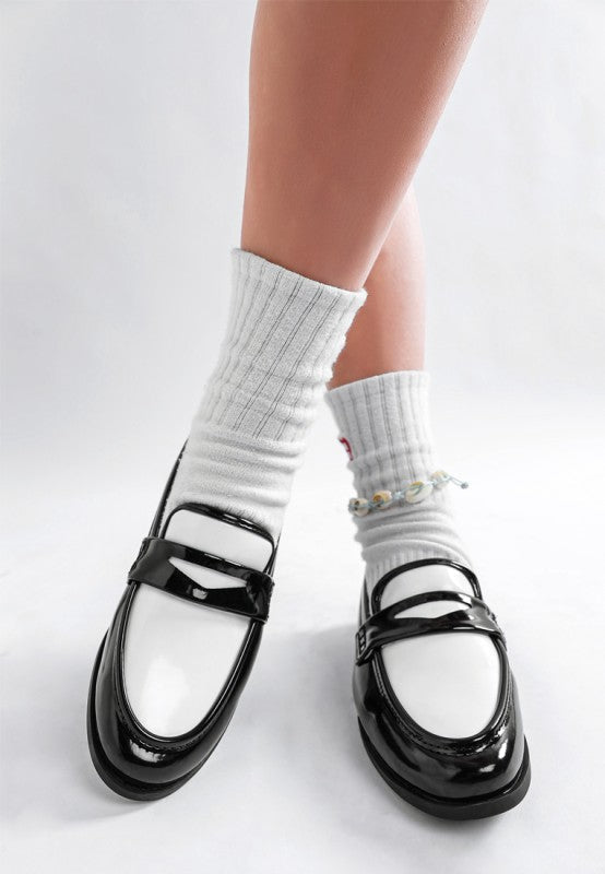 Bugle Duo Tone Penny Loafers