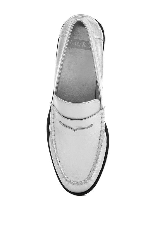Plavia Genuine Leather Loafers - Loving It Shop