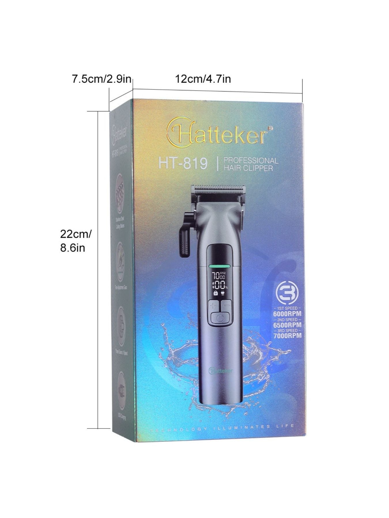 Cordless Hair Clipper with LED Display - Loving It Shop