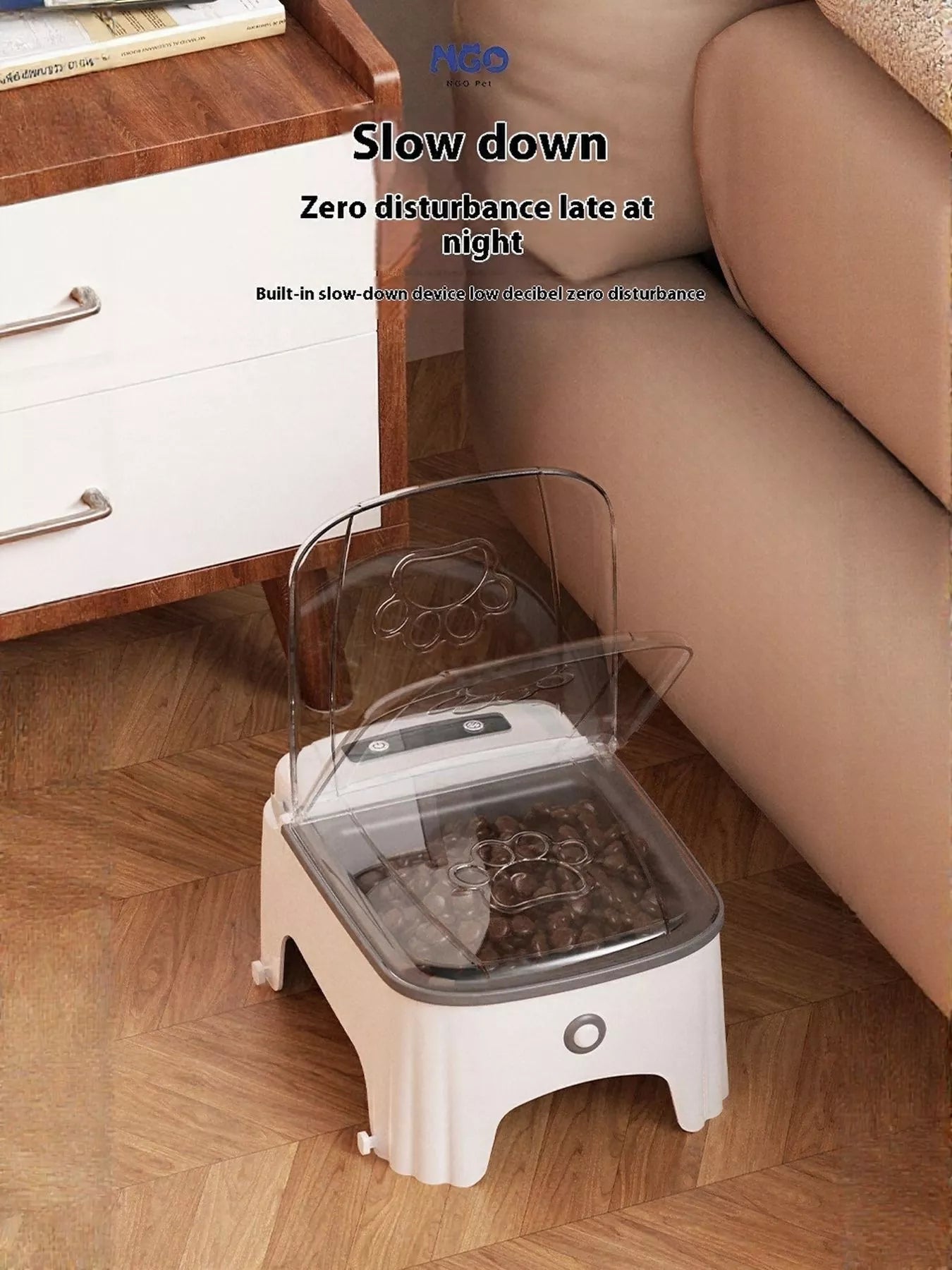 Automatic Pet Feeder with Elevated Bowl - Loving It Shop