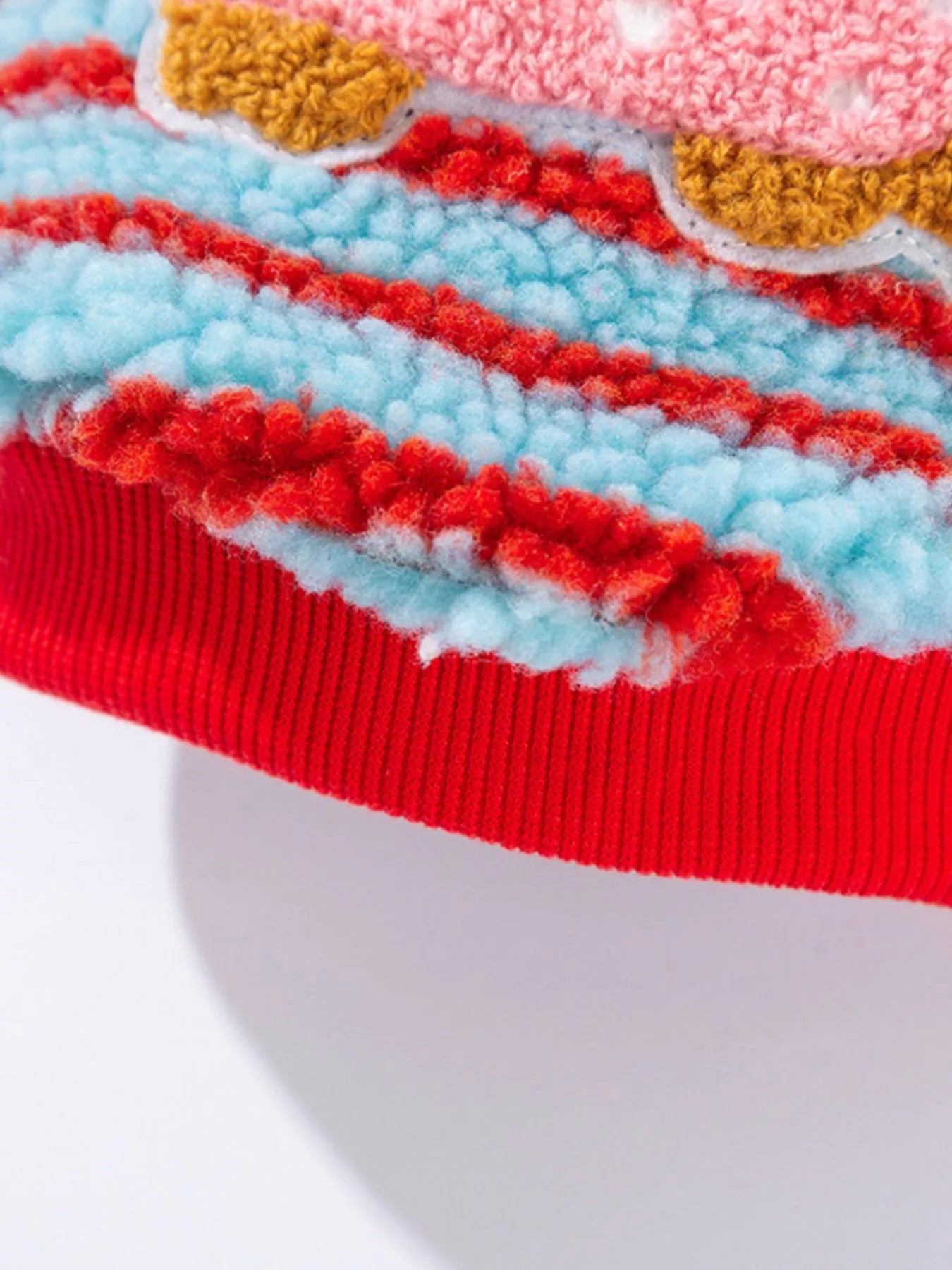 Striped Hooded Plush Pet Sweater - Loving It Shop