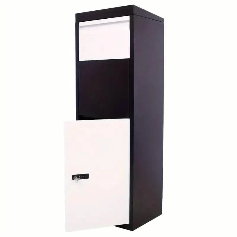 Galvanized Steel Parcel Mailbox w/Code Lock &amp; Mounting Hardware