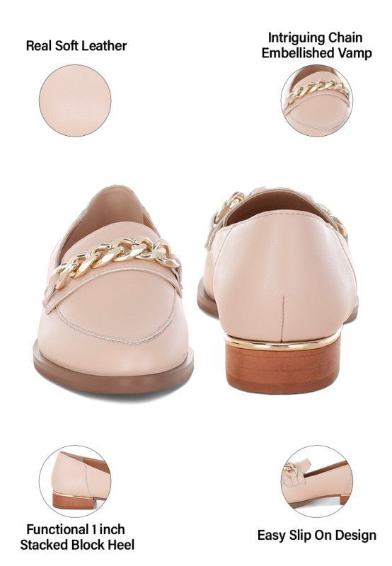 POLA Leather Horsebit Loafers - Loving It Shop