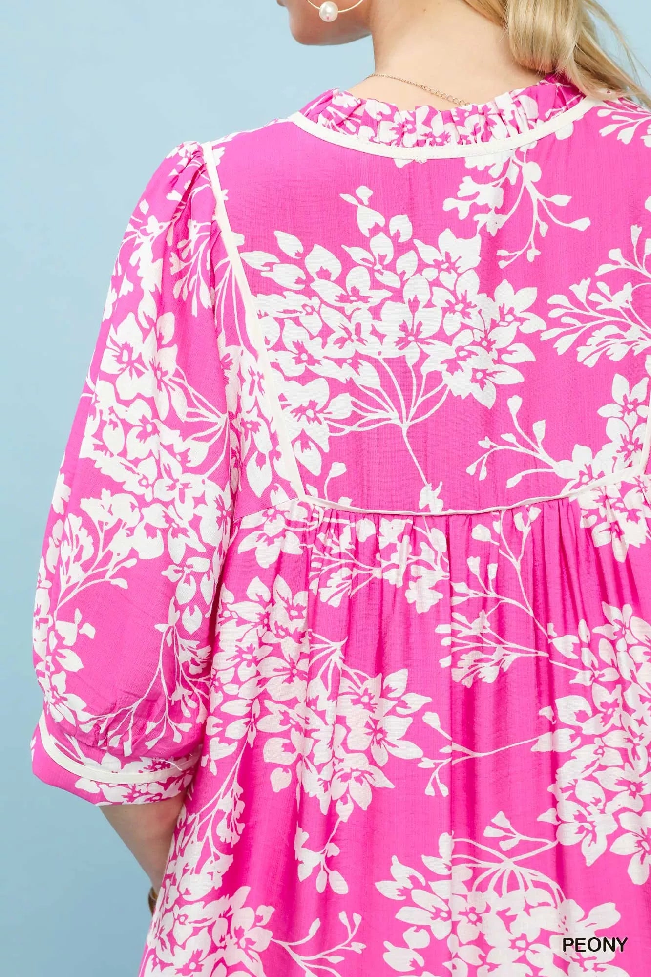 Floral Babydoll Dress with Pockets