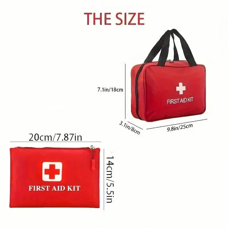 Portable First Aid Kit for Camping, Hiking &amp; Outdoor Activities