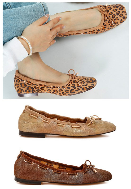 Darlow Drawstring Bow Ballerinas