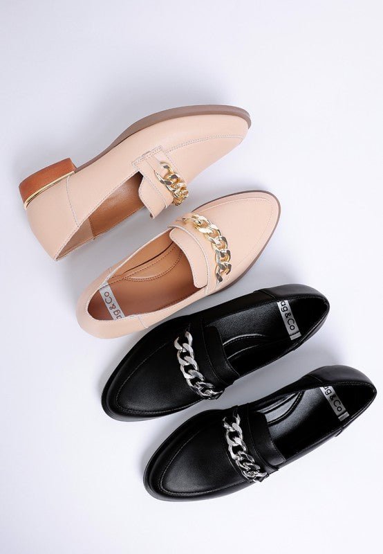 POLA Leather Horsebit Loafers - Loving It Shop