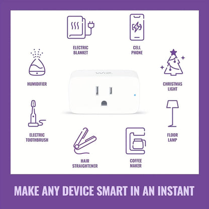 2-Pack: WiFi Smart Plug – 15A, Timer &amp; App Control, Works with Alexa &amp; Google Home