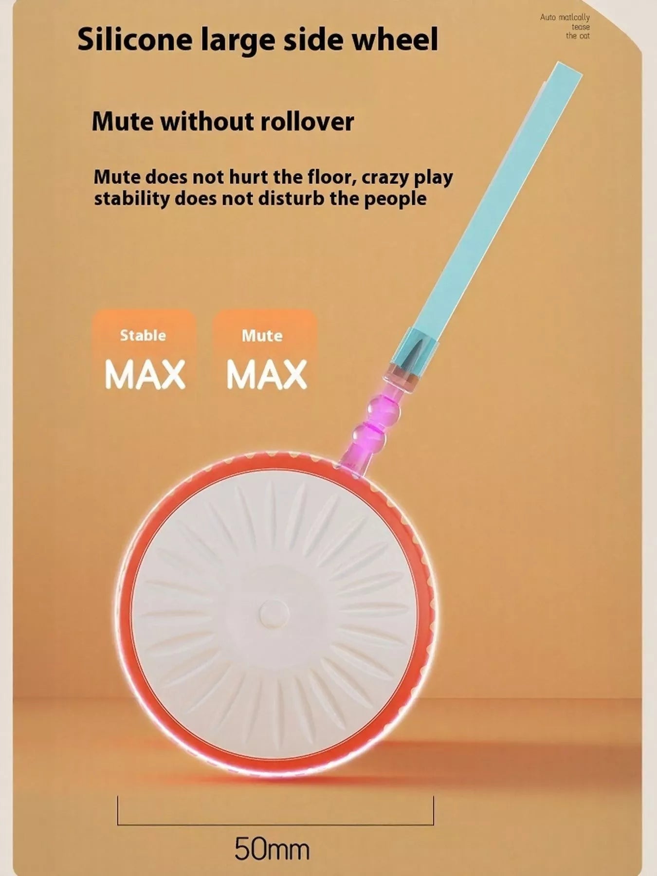 Interactive Self - Rotating Feather Pet Chase Toy - Loving It Shop