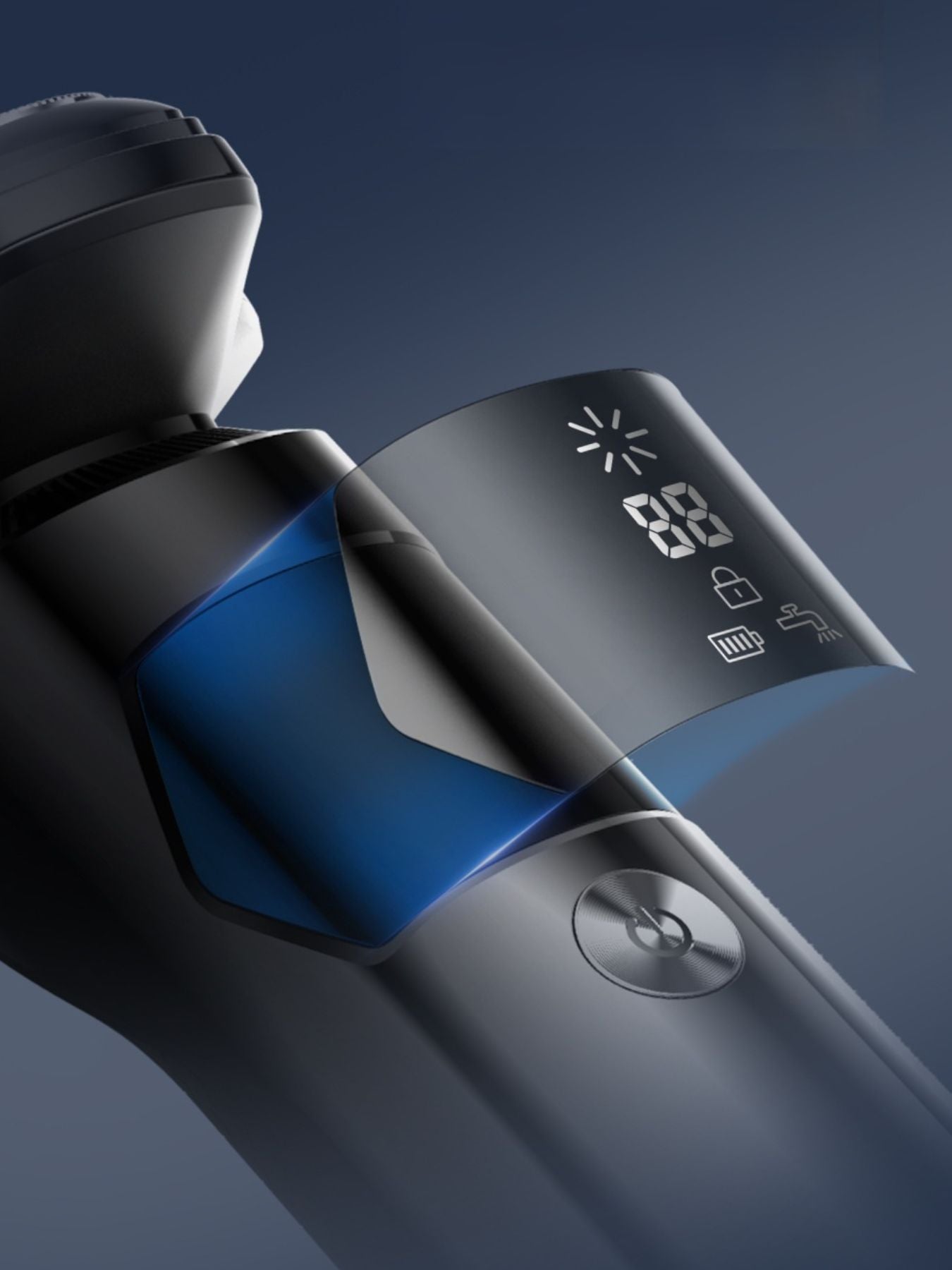 Rechargeable Electric Rotary Shaver with LED Display - Loving It Shop