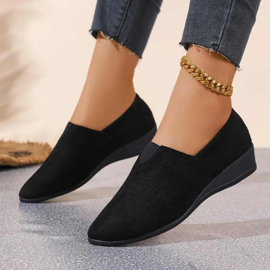 Breathable Mesh Slip - On Loafers - Loving It Shop