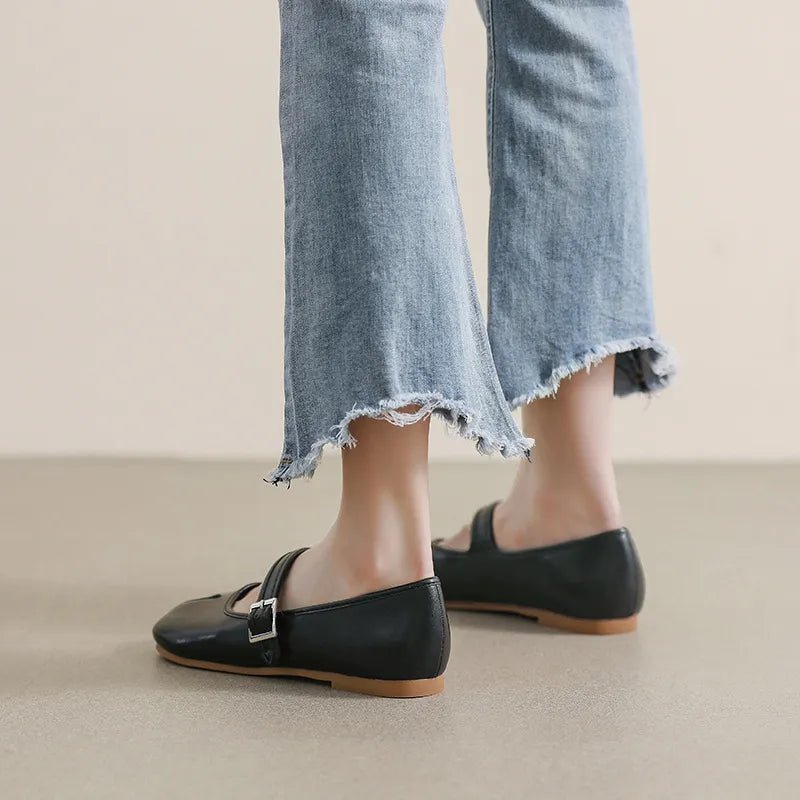 Split - Toe Flat Slip - Ons - Loving It Shop