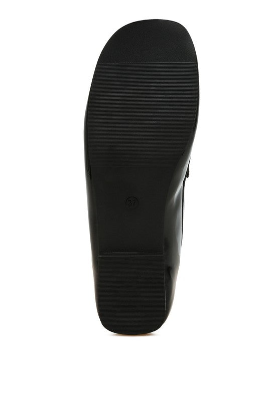 Dama Patent Pleather Loafers - Loving It Shop