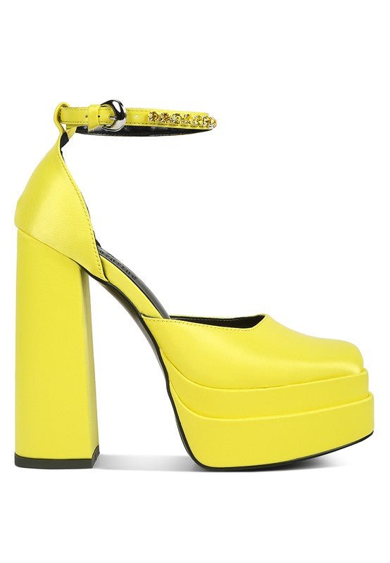 Martini Sky High Platform Sandals - Loving It Shop