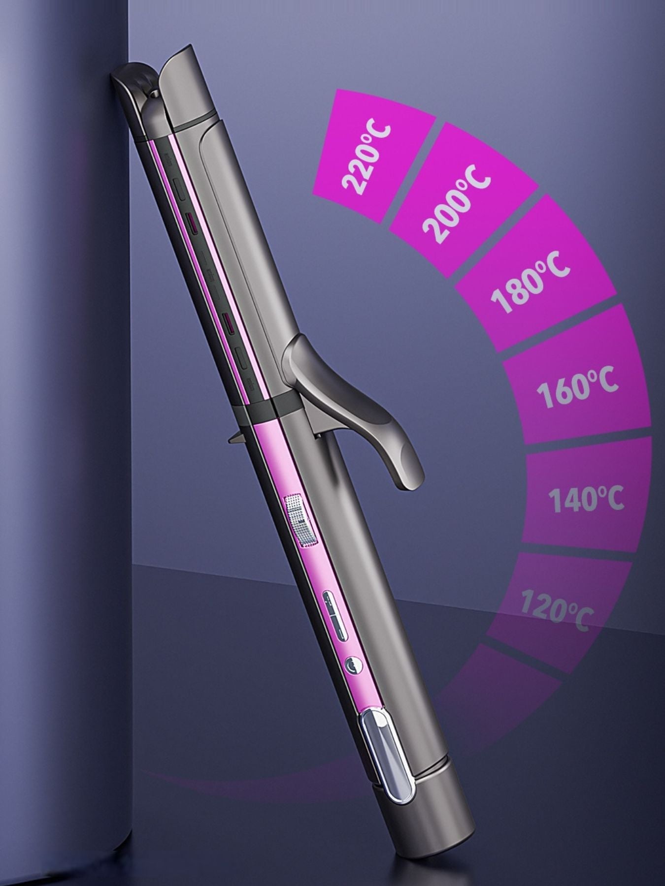 Adjustable Temperature Hair Straightener & Curler - Loving It Shop