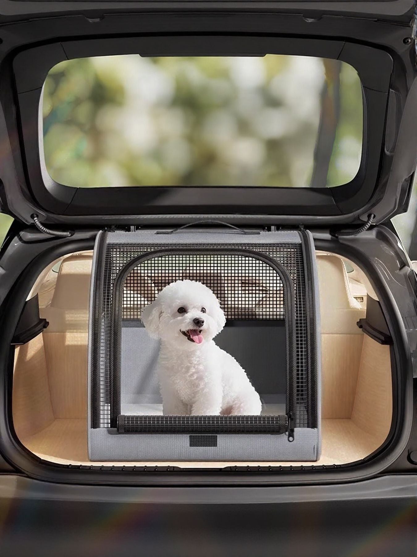 Portable Breathable Car Pet Cage - Loving It Shop
