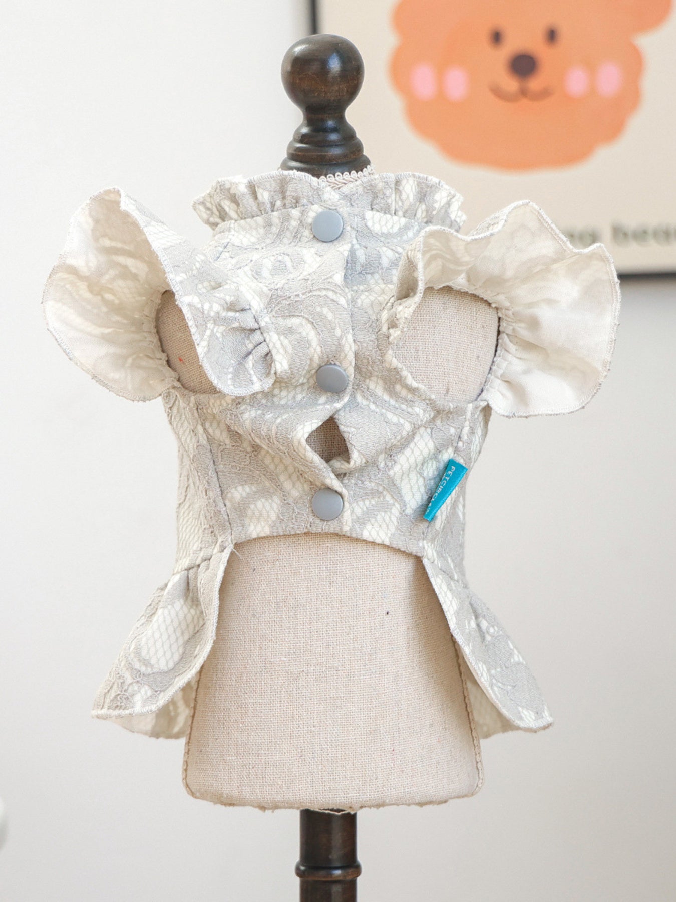 Ruffled Pet Dress with Bow - Loving It Shop